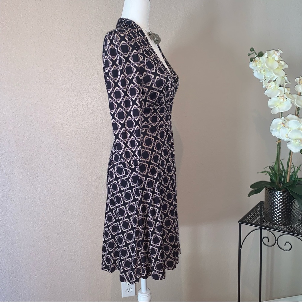 Banana Republic navy blue and gray dress size s - Picture 3 of 7